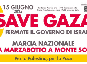 Fermate il governo d'Israele! Marcia Nazionale da Marzabotto a Monte Sole