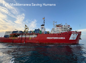 “Mediterranea” in catene per due mesi e 10mila euro di multa. «Provvedimento Piantedosi vendetta abnorme e illegittima»
