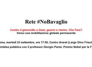 Contro il genocidio a Gaza, contro guerre e riarmo: Assemblea pubblica a Roma