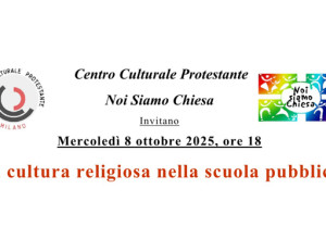 “La cultura religiosa nella scuola pubblica": un incontro a Milano