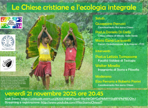 “Le Chiese cristiane e l’ecologia integrale”: il 21 novembre un incontro online