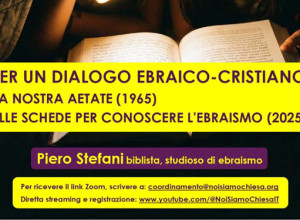 Un incontro per la 37.ma Giornata del dialogo ebraico-cristiano