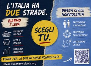 Legge per la difesa civile, non armata e nonviolenta: raggiunto il quorum delle 50mila firme