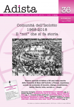 COMUNITA' DELL'ISOLOTTO, 1968-2018: IL 